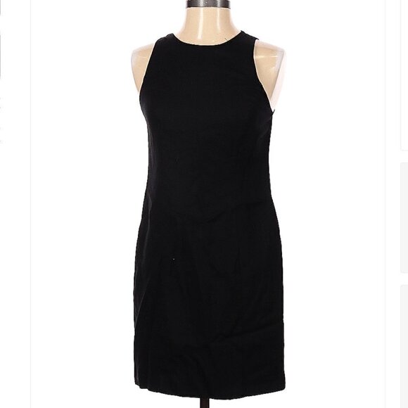 DONNA Ricco Black Button Up Back Dress Size 2 - Picture 2 of 3
